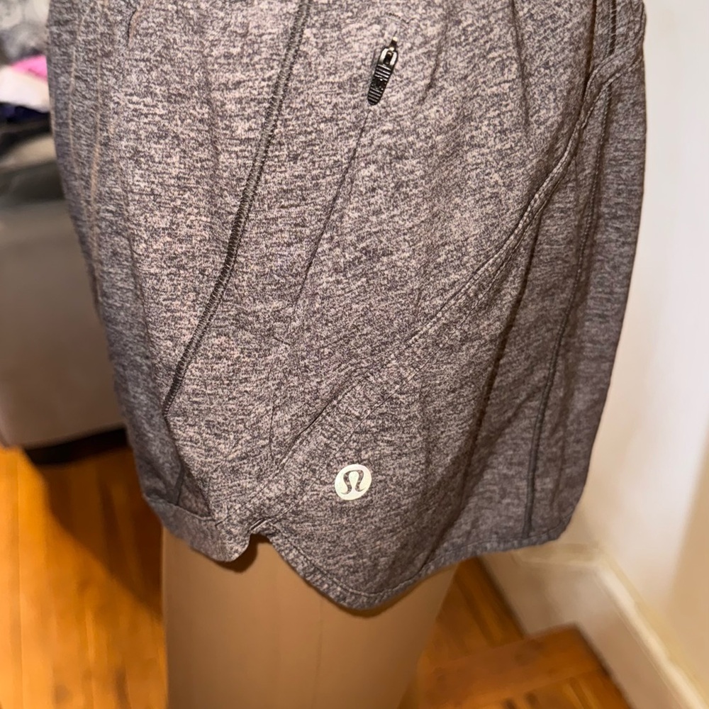 lululemon athletica Gray Heather Performance Short